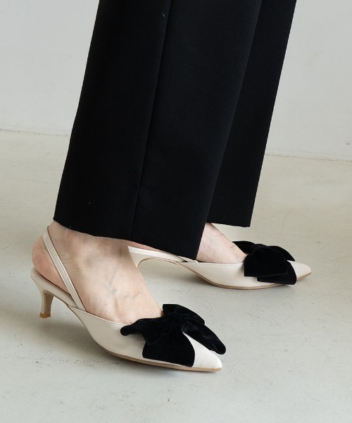 「Launa lea」 ヒールサンダル 22.5cm ブラック レディース_画像2
