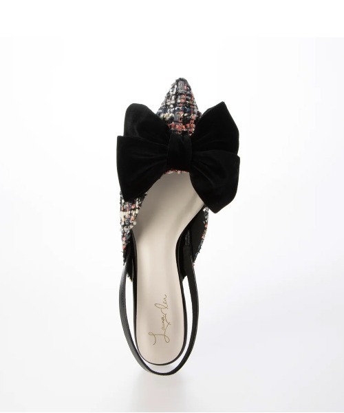 「Launa lea」 ヒールサンダル 22.5cm ブラック レディース_画像9