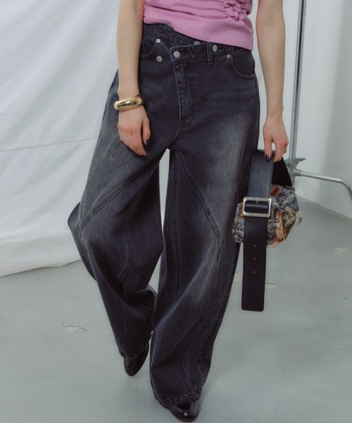 ワイドパンツ ジーンズ デニム デニムパンツ Y” denim / ”ワイ