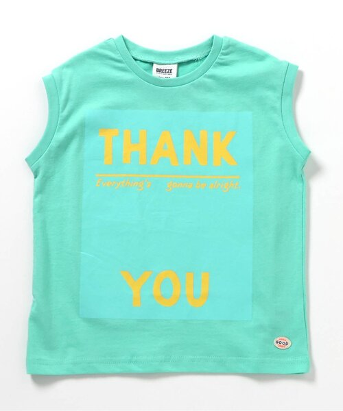 キッズ服 BREEZE tシャツ 「ジュニア対応」ボックスロゴタンクトップ