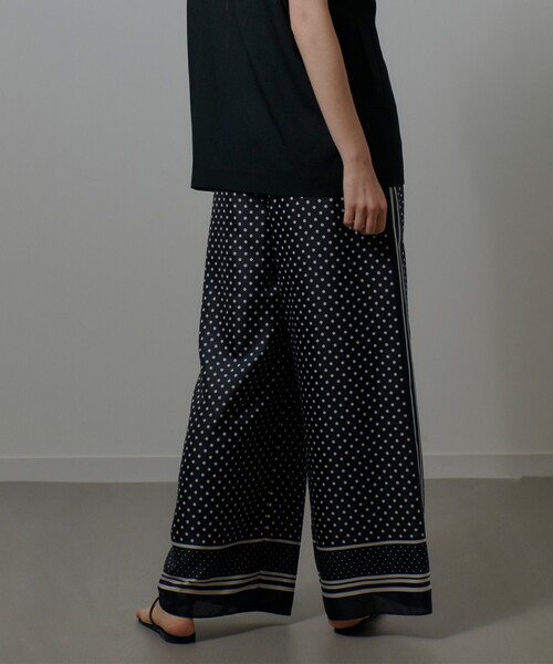 roku ドットプリントパンツ 6 (ROKU) - 6 ROKU DOT PRINT PANTS 36 ドットプリントパンツの