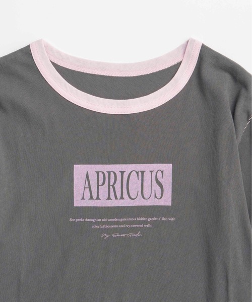 MAISON SPECIAL tシャツ APRICUS Ringer T-shirt/APRICUS