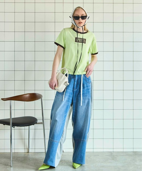 tシャツ APRICUS Ringer T-shirt/APRICUSリンガーTEE「MAISON SPECIAL/メゾンスペシャル」 レディース MAISON SPECIAL tシャツ APRICUS Ringer T-shirt/APRICUS