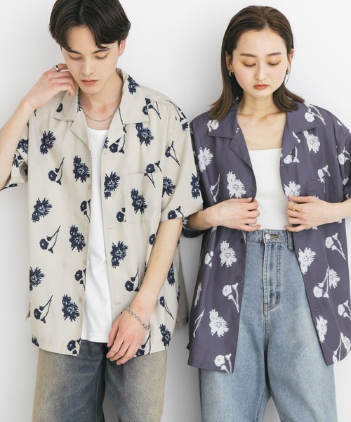 MISSONI オープンカラーショートスリーブシャツ SENSE OF PLACE by URBAN RESEARCH シャツ 「ユニセックス