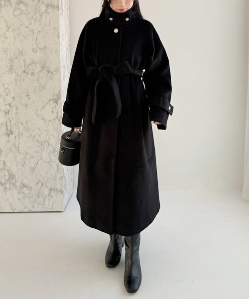 「one after another NICE CLAUP」 ステンカラーコート MEDIUM アイボリー レディース_画像3