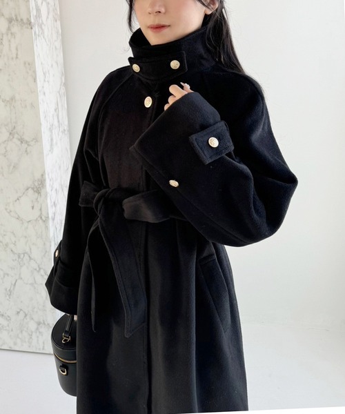 「one after another NICE CLAUP」 ステンカラーコート MEDIUM アイボリー レディース_画像5