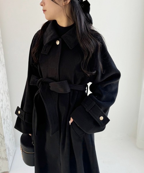 「one after another NICE CLAUP」 ステンカラーコート MEDIUM アイボリー レディース_画像6