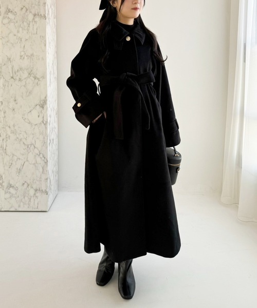 「one after another NICE CLAUP」 ステンカラーコート MEDIUM アイボリー レディース_画像8