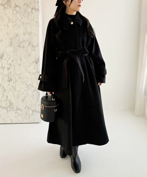 「one after another NICE CLAUP」 ステンカラーコート MEDIUM アイボリー レディース_画像9