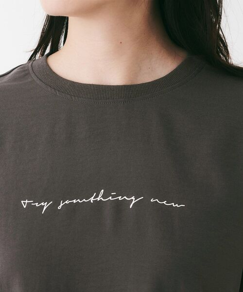 tシャツ ジョーゼットロゴプルオーバー レディース UNTITLED tシャツ ジョーゼットロゴプルオーバー レディース