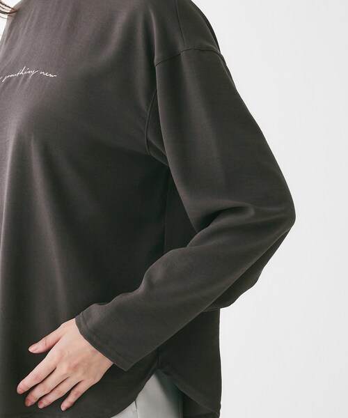 tシャツ ジョーゼットロゴプルオーバー レディース UNTITLED tシャツ ジョーゼットロゴプルオーバー レディース