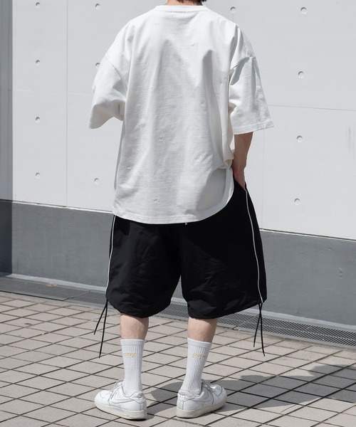 「Perushu」 半袖Tシャツ MEDIUM パープル メンズ