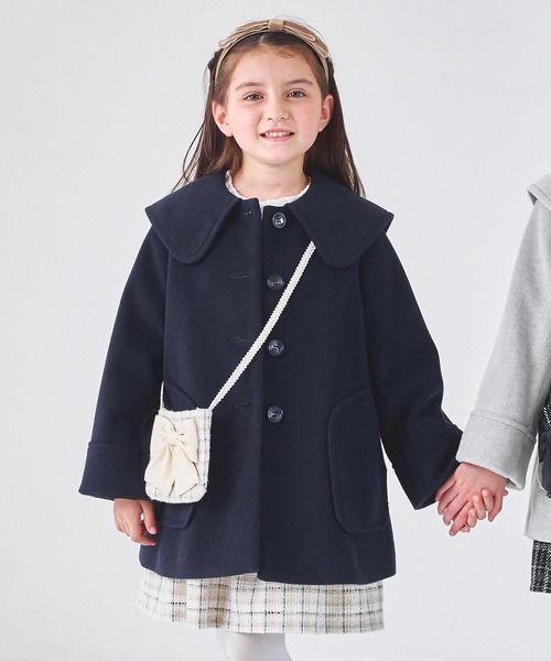 未使用　CHILD WOMAN ショートコート　Aライン　ブラック 2wayケープAラインショートコート – レディースファッション通販の夢