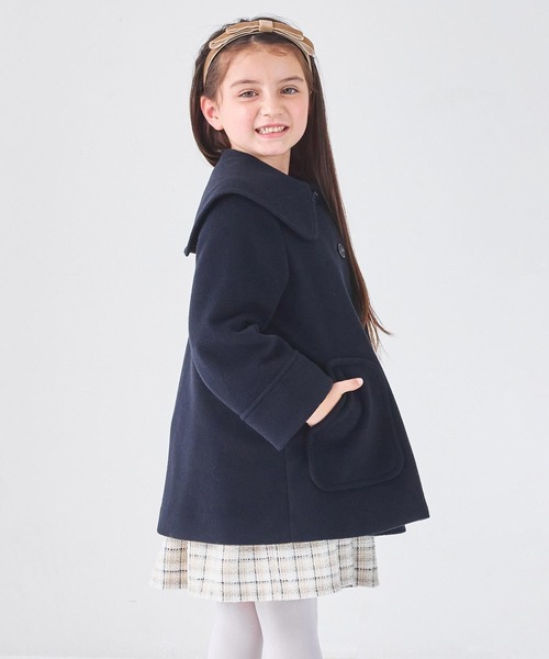 CHOPIN（ショパン） ダウン アウター BIGカラーAラインコート キッズ