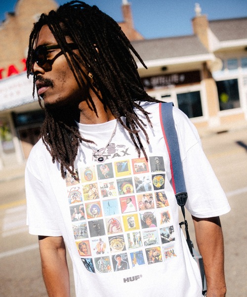 「HUF」 半袖Tシャツ MEDIUM ホワイト メンズ