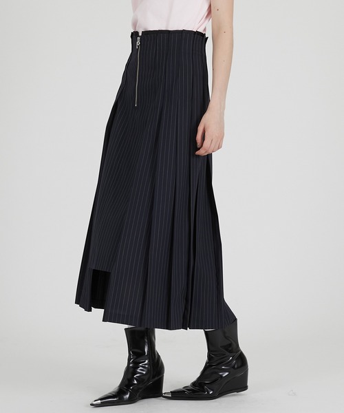 スカート イレギュラープリーツスカート / Irregular Pleated Skirtの画像