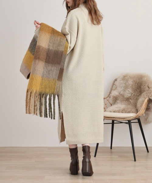 myke ニットワンピース M アイボリー レディース : ZOZOTOWN Yahoo!店