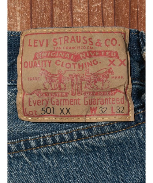 ジーンズ Levi's/リーバイス LEVI'S(R) VINTAGE CLOTHING 1955 501(R)ジーンズ ミディアムインディゴ メンズの画像