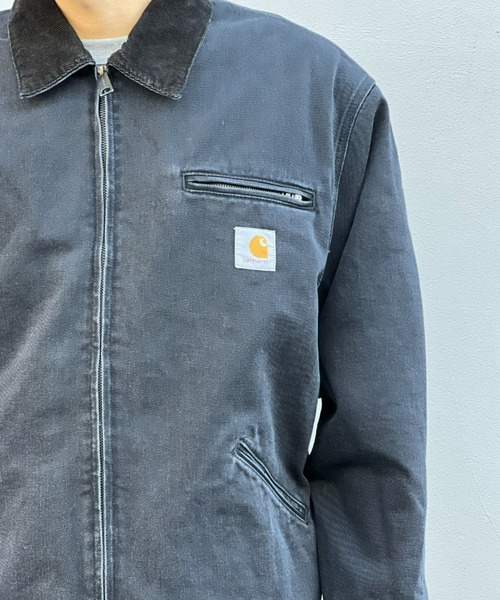 極美品 carhartt WIP OG デトロイト ジャケット デニム L Carhartt（カーハート） ブルゾン アウター 「Carhartt WIP」OG