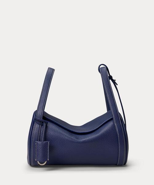 POLO Ralph Lauren ハンドバッグ Polo ID スエード ラージ ショルダー バッグ （ショルダーバッグ