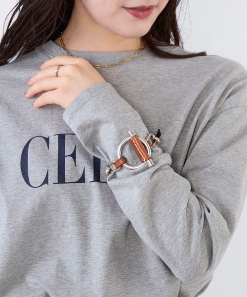 CXC（シーエックスシー） ブレスレット 「CXC」チェーン×レザー