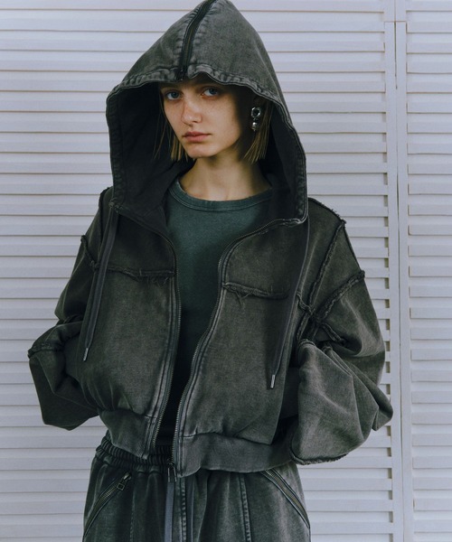 137712 ファッション HARE ジップパーカー