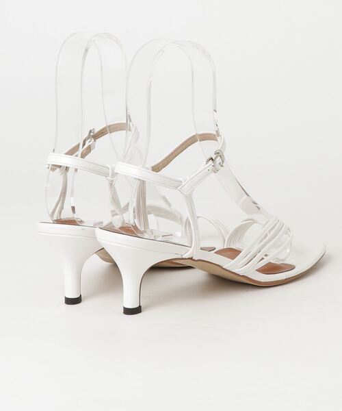 「MAMIAN」 ヒールサンダル L ホワイト レディース_画像2