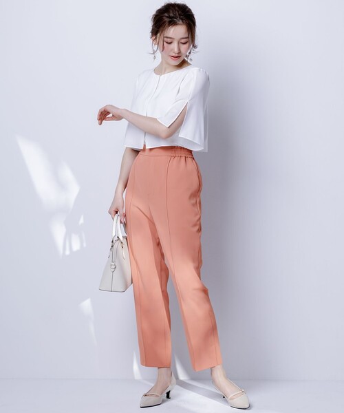 「ANY SIS」 半袖ブラウス 4 ピンク レディース_画像5