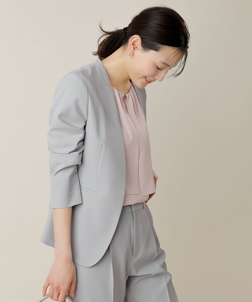 「ANY SIS」 半袖ブラウス 4 ピンク レディース_画像6