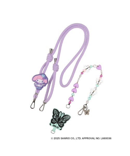 ANNA SUI（アナスイ） スマホケース × MY MELODY ＆ KUROMI スマホ