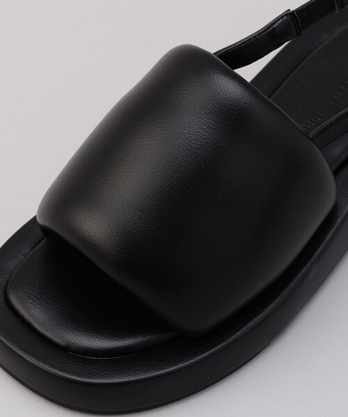 「ATELIER BRUGGE」 フラットサンダル LARGE ブラック レディース_画像8