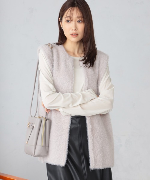 GALLORIA（ギャローリア） ベスト ジレ ニットファージレ レディース