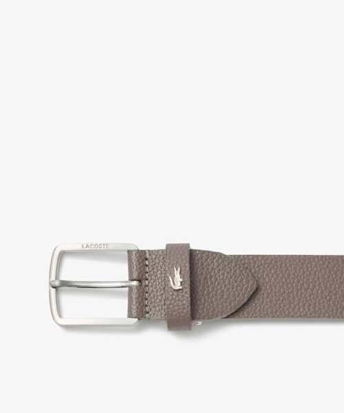 LACOSTE（ラコステ） ベルト シュリンクエンボスレザーベルト メンズ