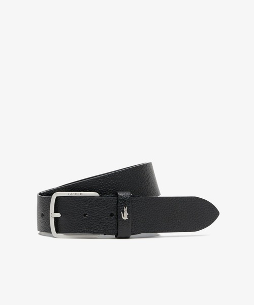 LACOSTE（ラコステ） ベルト シュリンクエンボスレザーベルト メンズ