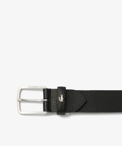 LACOSTE（ラコステ） ベルト シュリンクエンボスレザーベルト メンズ