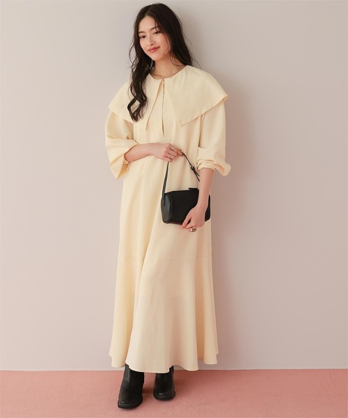 新品タグ付き◎MUTA MARINE ホワイトワンピース セール】マルチウェイセットワンピース【ZOZO限定商品】（ワンピース