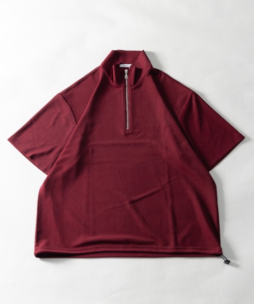 「NYLAUS」 半袖Tシャツ M チャコール メンズ_画像2