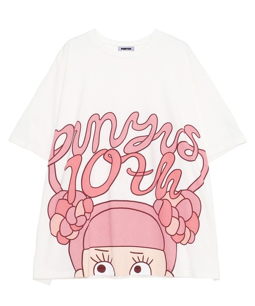 「PUNYUS」 半袖Tシャツ 4 ホワイト レディース_画像2