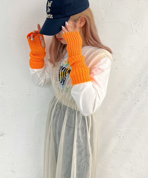 「apres jour mignon」 ノースリーブワンピース X-LARGE ブラック レディース_画像3