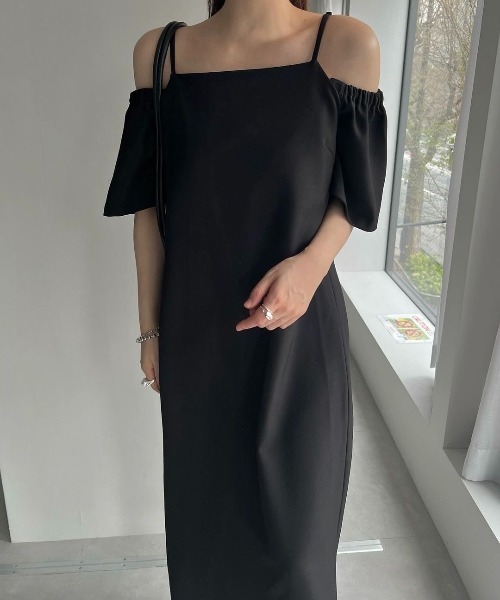WILLFULLY（ウィルフリー） キャミソールワンピース FREE ブラック