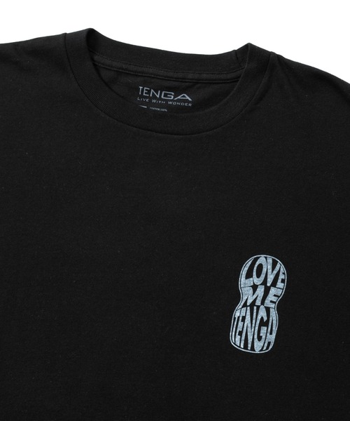 TENGA（テンガ） tシャツ LOVE ME TENGA 変形 Tシャツ メンズ