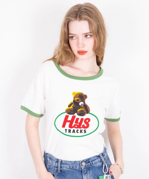 「HYSTERIC GLAMOUR」 半袖Tシャツ FREE グリーン レディースの画像
