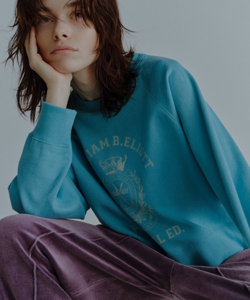 niko and…（ニコアンド） tシャツ 「WILLIAM B.ELIOTT」エンブレム