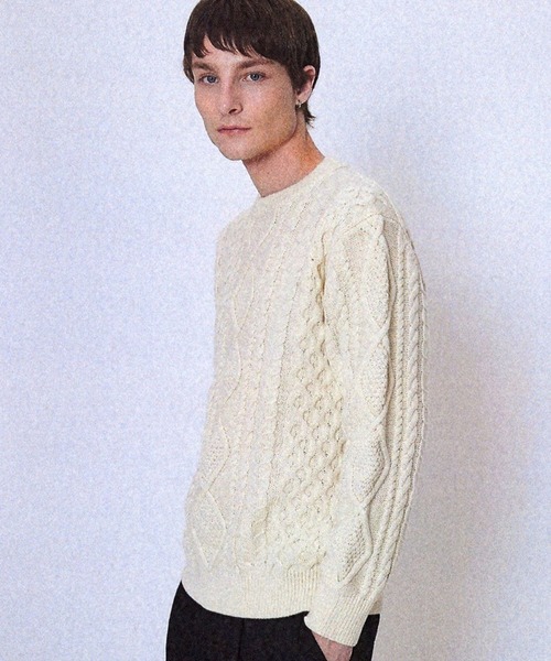 V2 セーター ニット V2／Dailyケーブルニット メンズ : ZOZOTOWN Yahoo