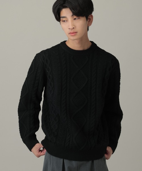V2 セーター ニット V2／Dailyケーブルニット メンズ : ZOZOTOWN Yahoo