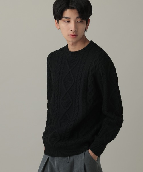 V2 セーター ニット V2／Dailyケーブルニット メンズ : ZOZOTOWN Yahoo