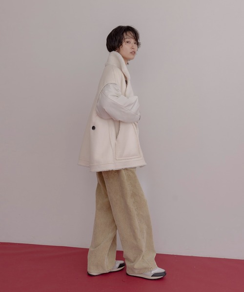 Eimee Law（エイミーロウ） ムートンコート ボアコート リバーシブル