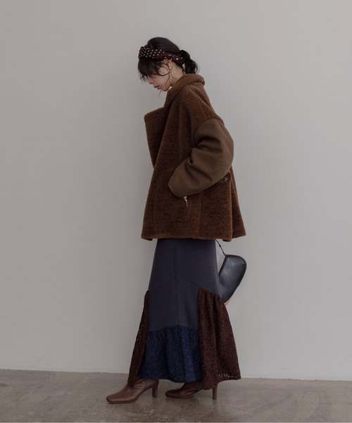 Eimee Law（エイミーロウ） ムートンコート ボアコート リバーシブル