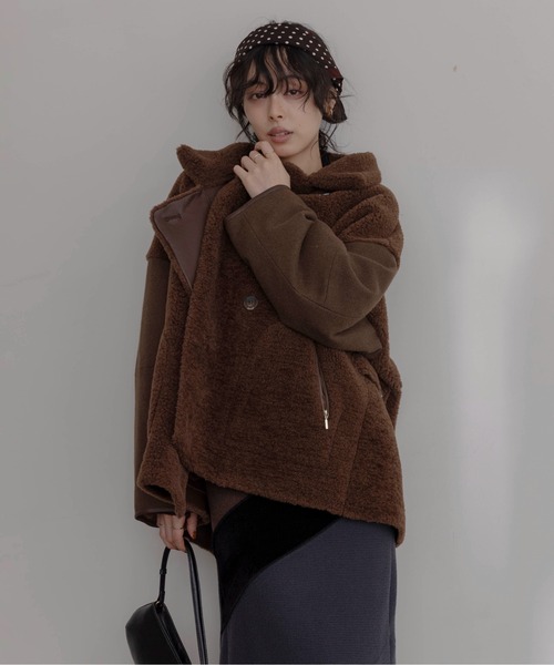 Eimee Law（エイミーロウ） ムートンコート ボアコート リバーシブル