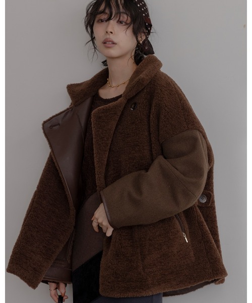 Eimee Law（エイミーロウ） ムートンコート ボアコート リバーシブル